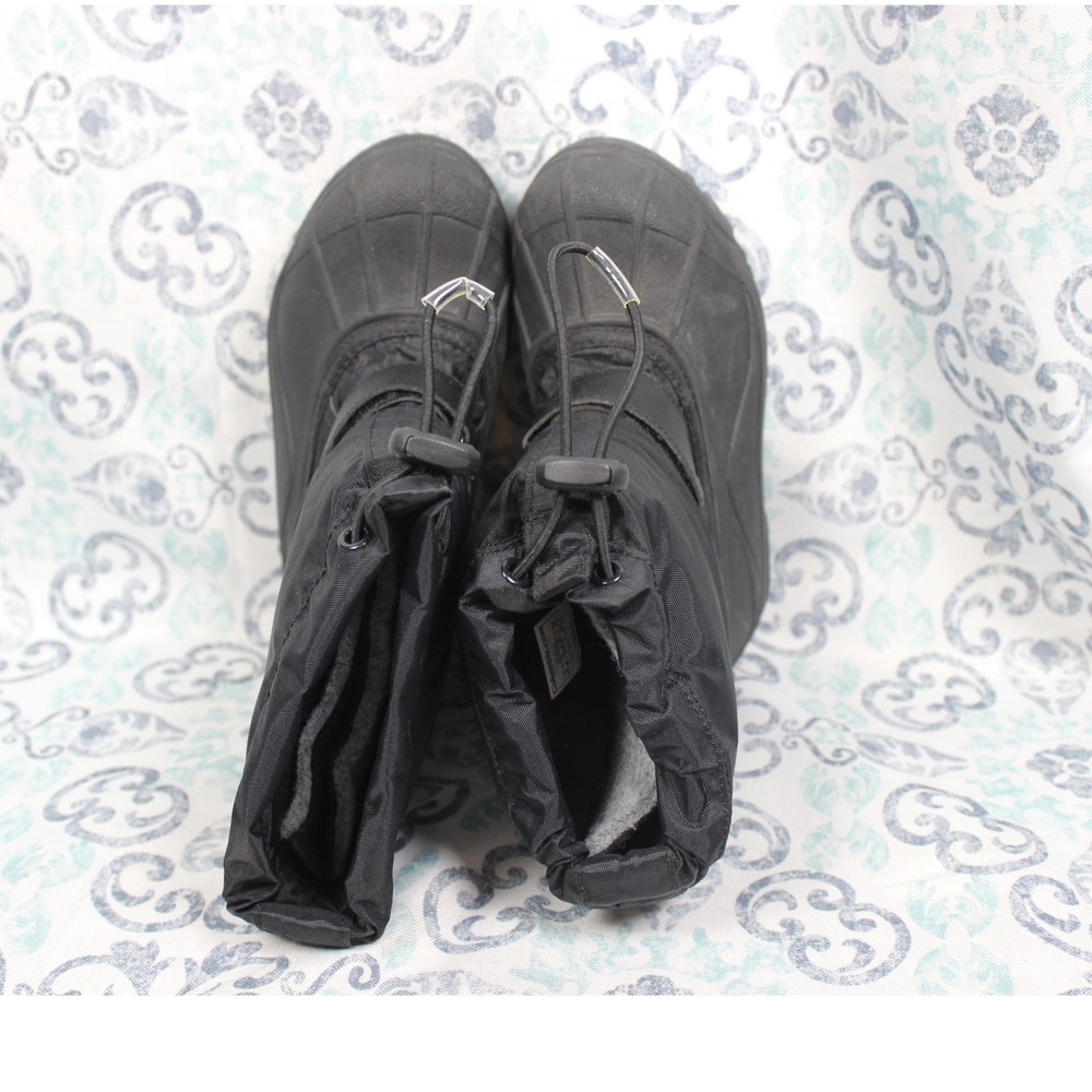 Columbia Kids Black Waterproof 400g Insulated Snow Boots BC1324-012 Size 13 - Picture 7 of 10